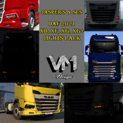 Lights Pack for Daf 2021 (XD, XF, XG, XG+)