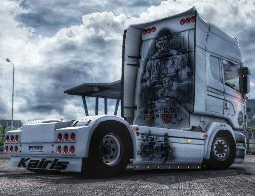 Custom Rear Bumper for Scania Rjl Rs & R4 - Image 4