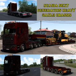 Custom 5axle Heavy Scania Next Genetarion Chassis