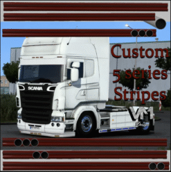 Custom 5 Series Stripes for Scania RJL