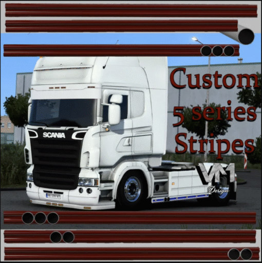 Custom 5 Series Stripes for Scania RJL