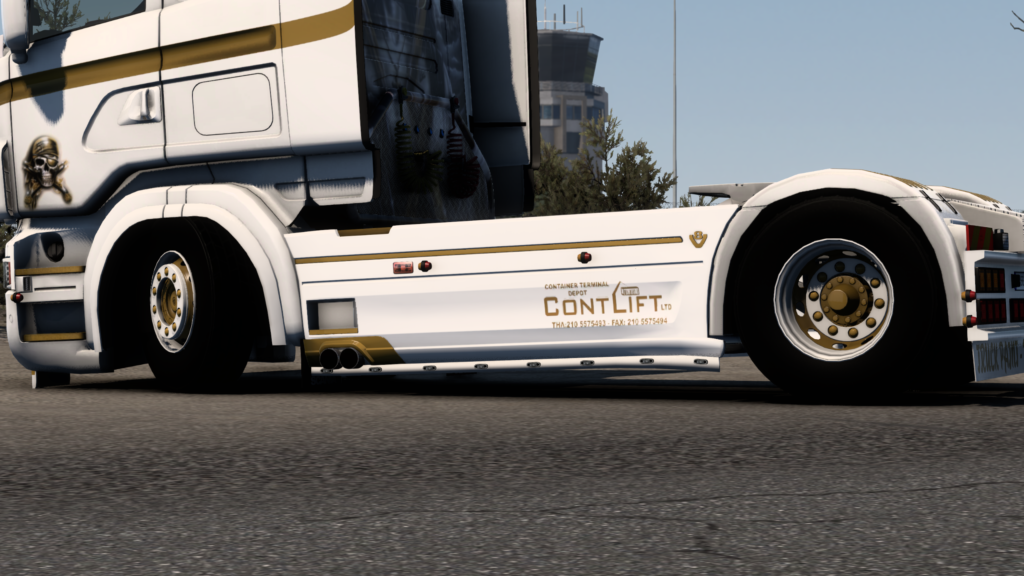 Custom 6series Sideskirts and Stripe Pack for Scania Rjl R&4 Series - V ...