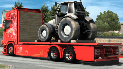 Custom Flatbed Chassis and Trailer Combo for RJL & Next Gen Scania - Image 4