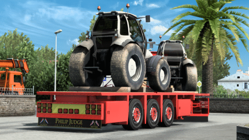 Custom Flatbed Chassis and Trailer Combo for RJL & Next Gen Scania - Image 3
