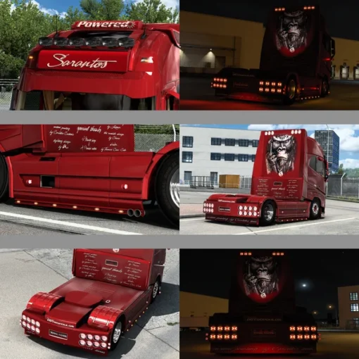 Volvo FH 2012 (FH4) Sarantos King Kong Accessories Pack