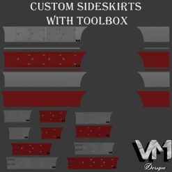 Custom Sideskirts with Toolbox