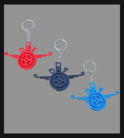 🔹 DAF Trucks Logo Keychain