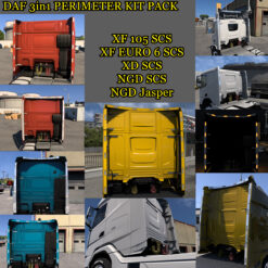3in1 Perimeter Kit Pack for DAF XF105, XF E6, XD, NGD & 2021 Jasper