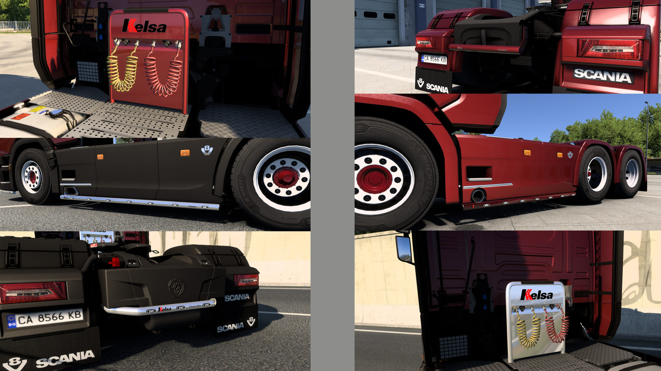 Kelsa Bars Pack for Scania Next Generation S & R - Image 6