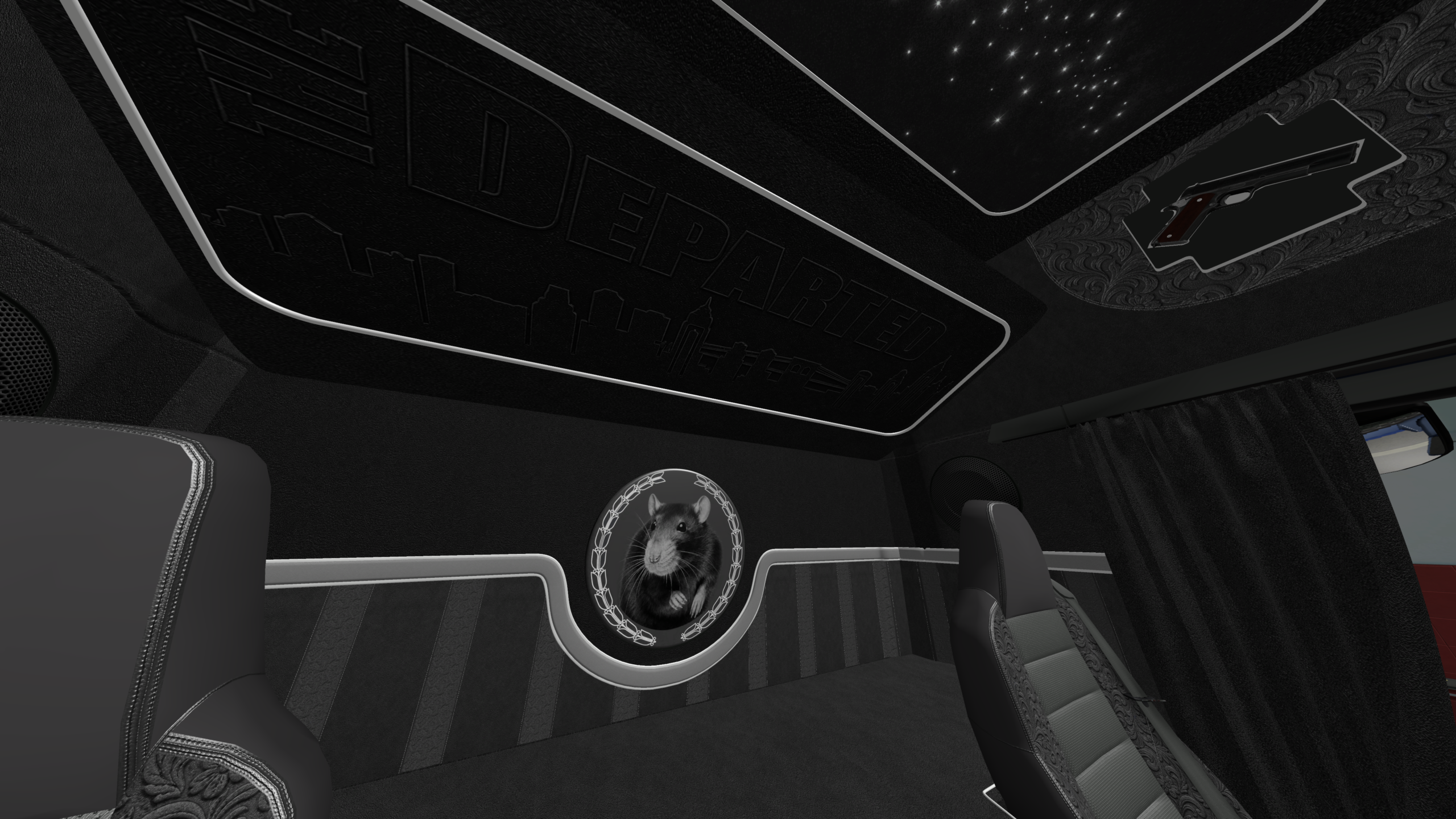 Scania "The Departed" Interior Pack LHD & RHD & Smartdash (SCS & Eugene) - Image 10
