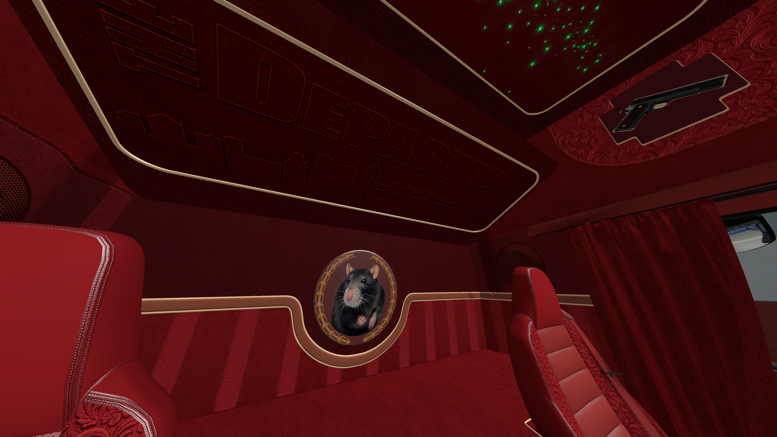 Scania "The Departed" Interior Pack LHD & RHD & Smartdash (SCS & Eugene) - Image 9