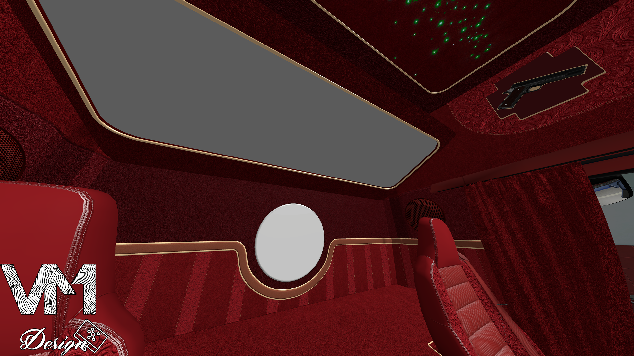 Scania "The Departed" Interior Pack LHD & RHD & Smartdash (SCS & Eugene) - Image 7