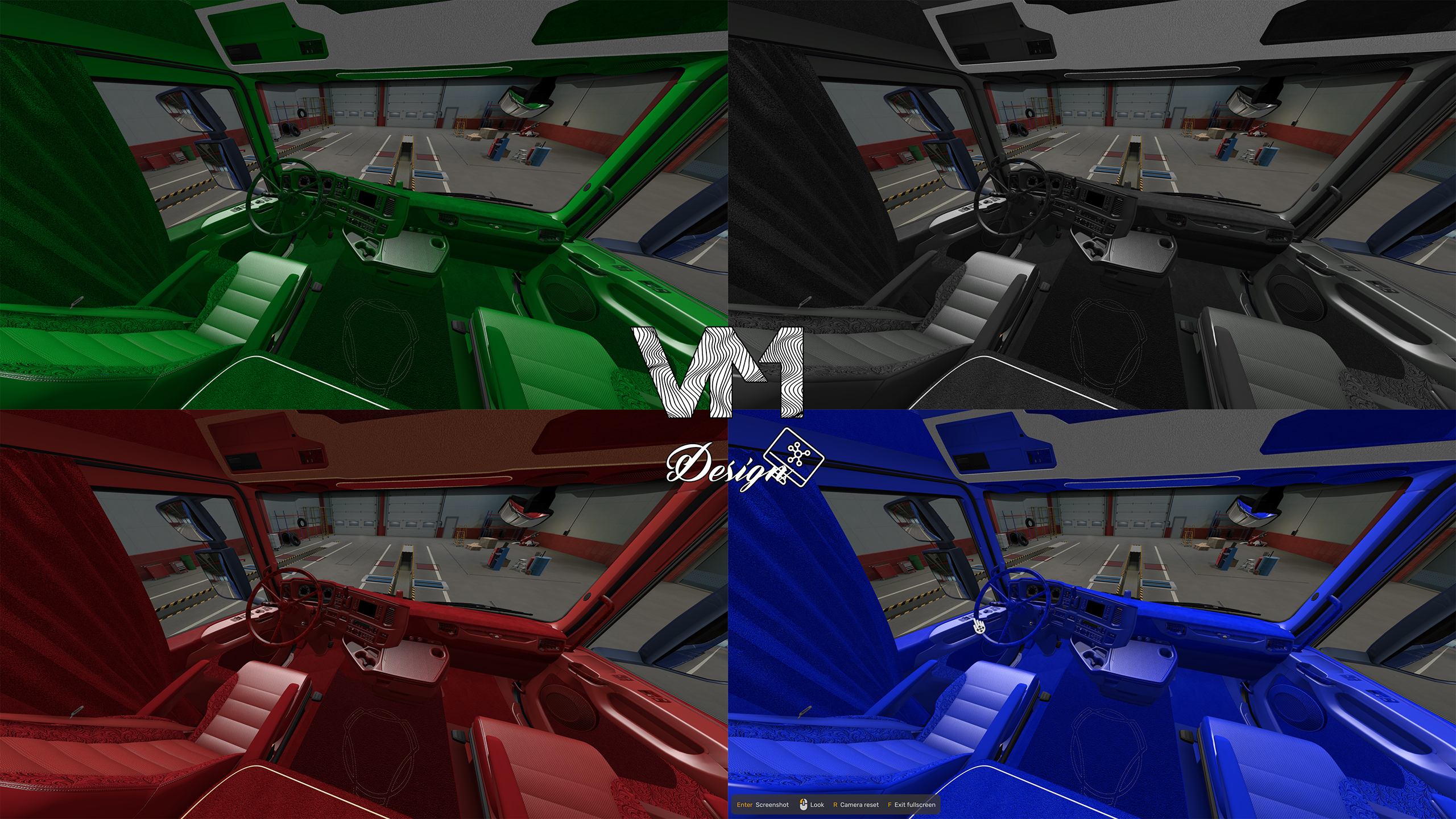 Scania "The Departed" Interior Pack LHD & RHD & Smartdash (SCS & Eugene) - Image 2