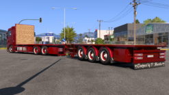 Custom Flatbed Chassis and Trailer Combo Pack - Image 6