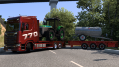 Alternative view of Custom Flatbed Chassis and Trailer Combo Pack